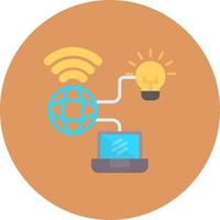 Internet Of Things Creative Icon Design vector