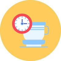 Tea Time Creative Icon Design vector