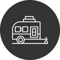 diseño de icono creativo de caravana vector