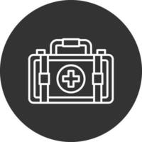 First Aid Kit Creative Icon Design vector