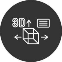 diseño de icono creativo de diseño 3d vector