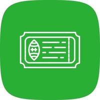 Ticket Creative Icon Design vector