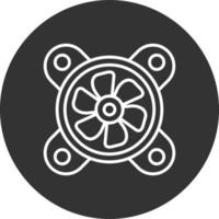 Cooling Fan Creative Icon Design vector