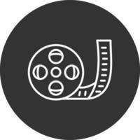 diseño de icono creativo de rollo de película vector