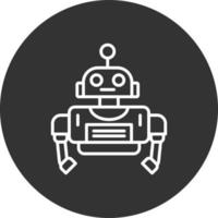 diseño de icono creativo robot vector