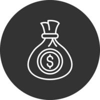 Money Bag Creative Icon Design vector