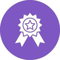 Medal Glyph Circle Icon vector