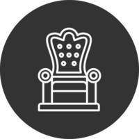 Throne Creative Icon Design vector