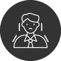Nervous Creative Icon Design vector