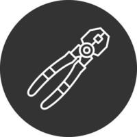 Joint Pliers Creative Icon Design vector