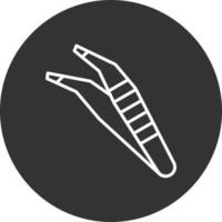 Tweezers Creative Icon Design vector