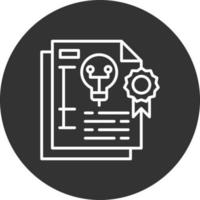 Patent Creative Icon Design vector