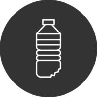 diseño de icono creativo de botella de agua vector