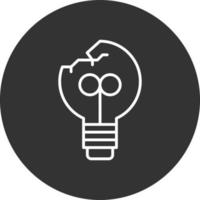 Light Bulb Creative Icon Design vector