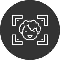 Face Detection Creative Icon Design vector