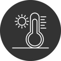 diseño de icono creativo de alta temperatura vector