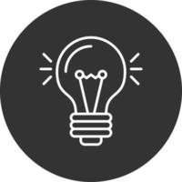 Light Bulb Creative Icon Design vector