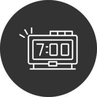 diseño de icono creativo de reloj digital vector