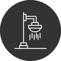 Roof Shower Creative Icon Design vector