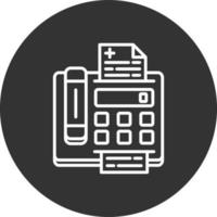 Fax Machine Creative Icon Design vector