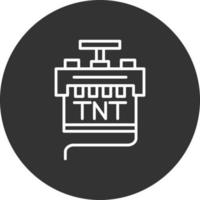 diseño de icono creativo tnt vector