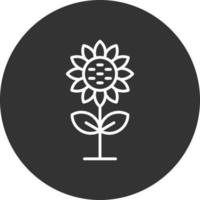 diseño de icono creativo de girasol vector