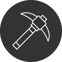 Pickaxe Creative Icon Design vector