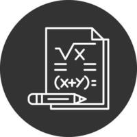 diseño de icono creativo de matemáticas vector