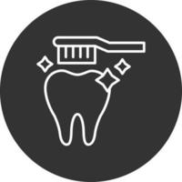 diseño de icono creativo de cepillo de dientes vector