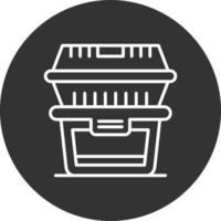 Food Container Creative Icon Design vector