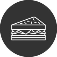 diseño de icono creativo sándwich vector