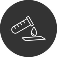 Blood Test Creative Icon Design vector