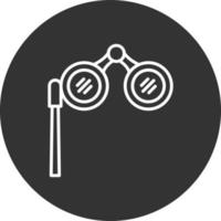 Lorgnette Glasses Creative Icon Design vector