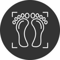 Foot Print Creative Icon Design vector