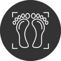 Foot Print Creative Icon Design vector