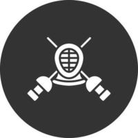 Fencing Creative Icon Design vector