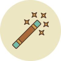 Magic Wand Creative Icon Design vector