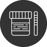 Urine Test Creative Icon Design vector