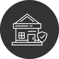 Home Insurance Creative Icon Design vector