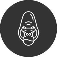 Gorilla Creative Icon Design vector