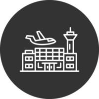 Airport Creative Icon Design vector