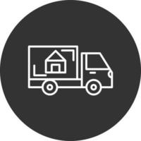 Moving Truck Creative Icon Design vector