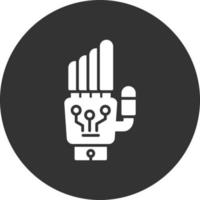 Robot Hand Creative Icon Design vector