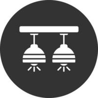 Ceiling Lamp Creative Icon Design vector