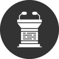 Lectern Creative Icon Design vector
