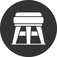 Stool Creative Icon Design vector