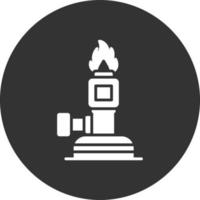 Bunsen Burner Creative Icon Design vector