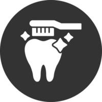 diseño de icono creativo de cepillo de dientes vector