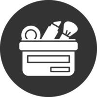 diseño de icono creativo de bolsa de maquillaje vector