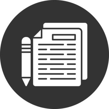 diseño de icono creativo de guión vector